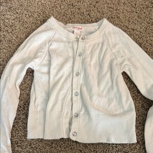 Cat & Jack Cream Button-Up Cardigan